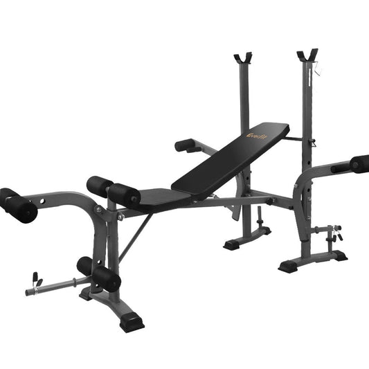 Everfit Multi Station Weight Bench Press Fitness Weights Equipment - Merch & Ice