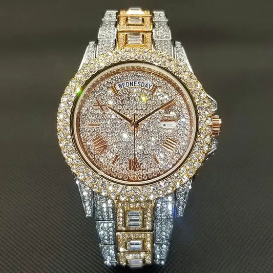 Men's Luxury Crystal Watches - Merch & Ice