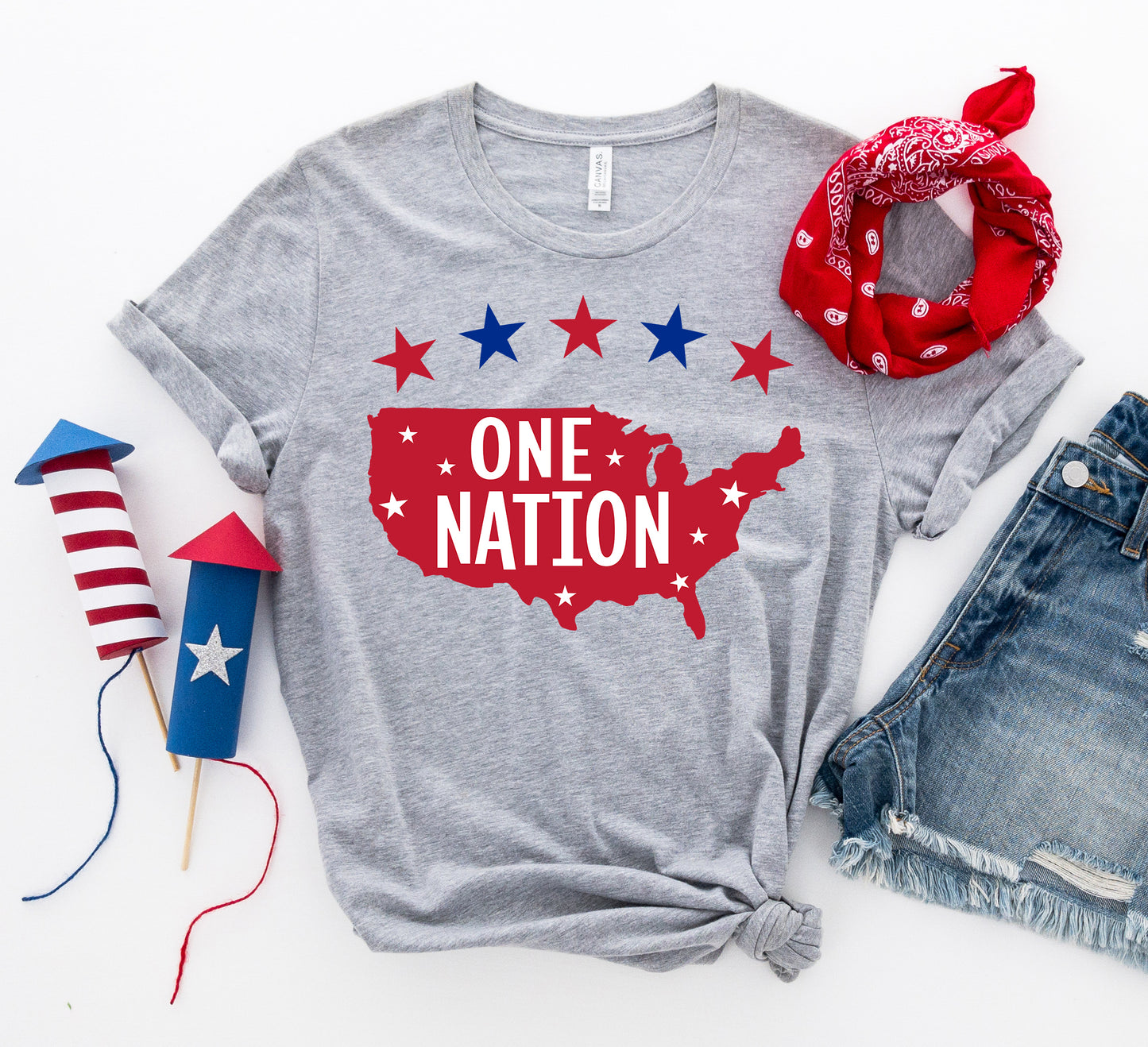 One Nation America T-shirt - Merch & Ice
